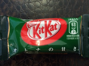 You don't see these at home: green tea KitKats